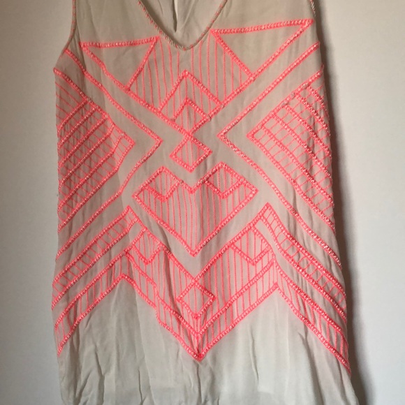 Gianni Bini Size small pink and white/cream shift dress - make an offer - Picture 3 of 5